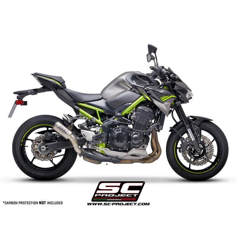 Uitlaat CR-T titanium Kawasaki Z900 (+A2)