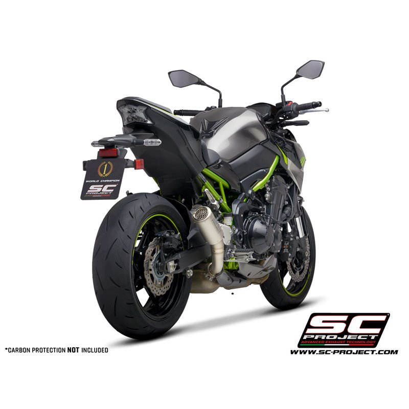 Uitlaat CR-T titanium Kawasaki Z900 (+A2)