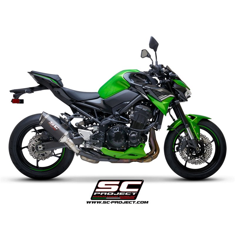 Uitlaat SC1-S carbon Kawasaki Z900 (+A2)