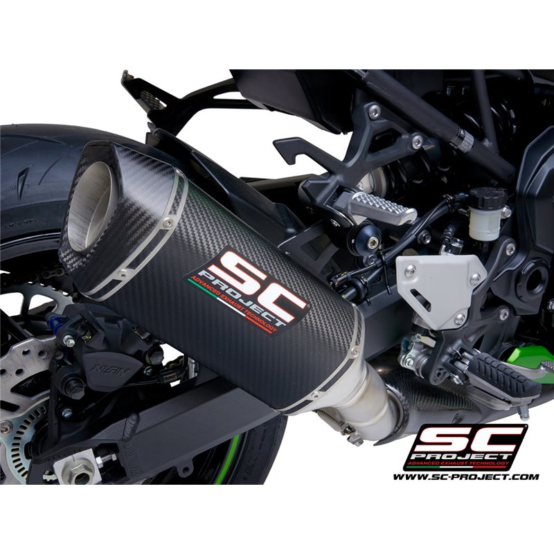 Uitlaat SC1-S carbon Kawasaki Z900 (+A2)