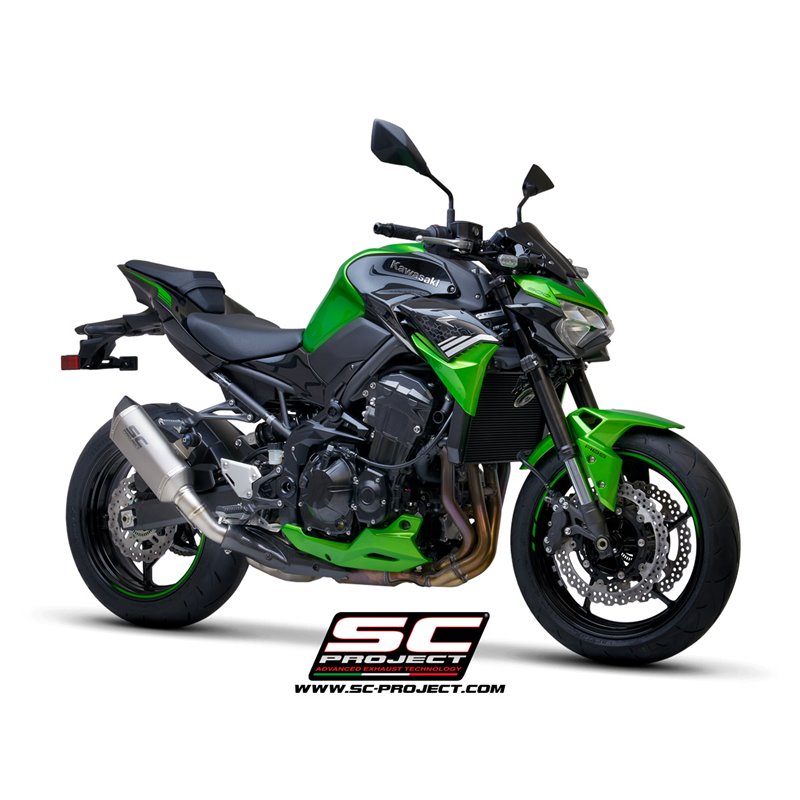 Uitlaat SC1-S titanium Kawasaki Z900 (+A2)