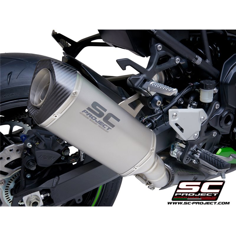 Uitlaat SC1-S titanium Kawasaki Z900 (+A2)