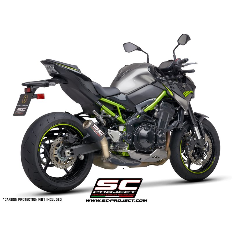 Uitlaat CR-T carbon Kawasaki Z900