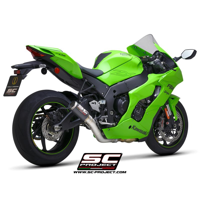 Uitlaat CR-T carbon Kawasaki ZX-10R/RR