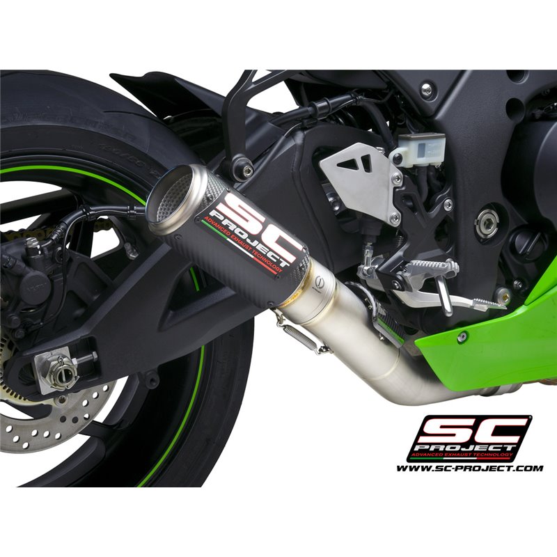 Uitlaat CR-T carbon Kawasaki ZX-10R/RR