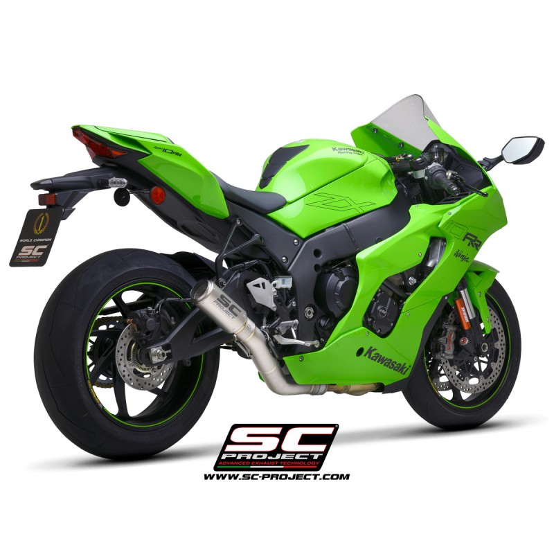 Uitlaat CR-T titanium Kawasaki ZX-10R/RR