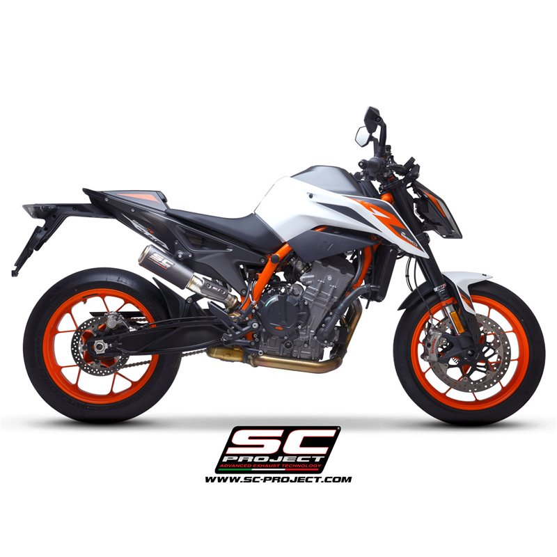 Uitlaat CR-T M2 carbon KTM 790/890 Duke