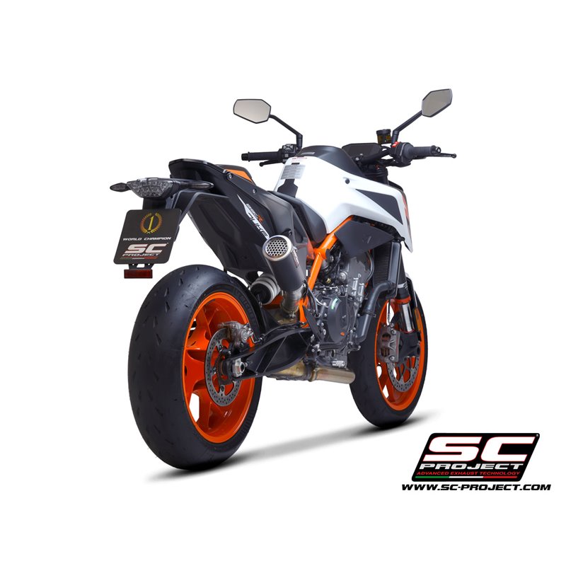 Uitlaat CR-T M2 carbon KTM 790/890 Duke