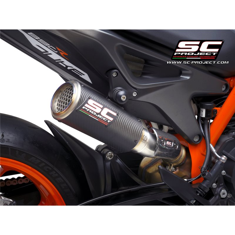 Uitlaat CR-T M2 carbon KTM 790/890 Duke