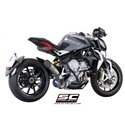 Uitlaat S1 titanium MV Agusta Brutale 675/800