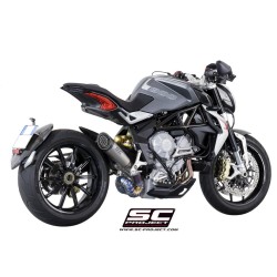 Uitlaat S1 titanium MV Agusta Brutale 675/800