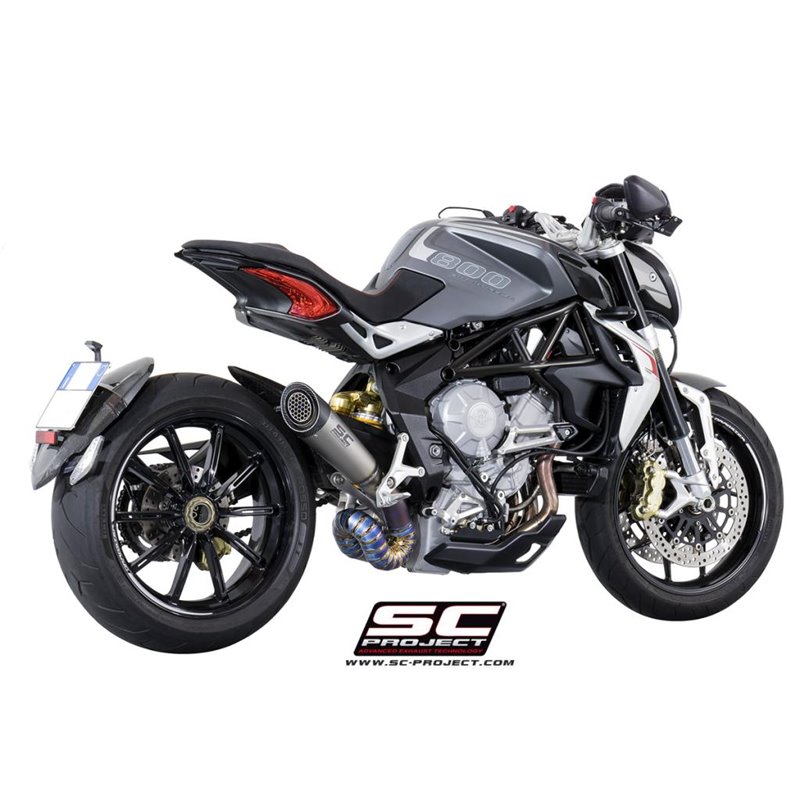 Exhaust S1 titanium MV Agusta Brutale 675/800