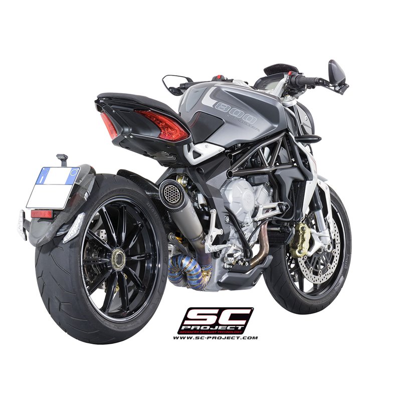 Exhaust S1 titanium MV Agusta Brutale 675/800