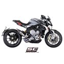 Uitlaat S1 titanium MV Agusta Brutale 675/800