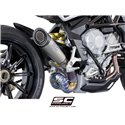 Uitlaat S1 titanium MV Agusta Brutale 675/800