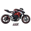 Uitlaat CR-T titanium MV Agusta Brutale 675/800