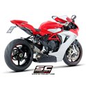 Uitlaat S1 titanium MV Agusta F3/Brutale 675/800