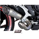 Uitlaat S1 titanium MV Agusta F3/Brutale 675/800