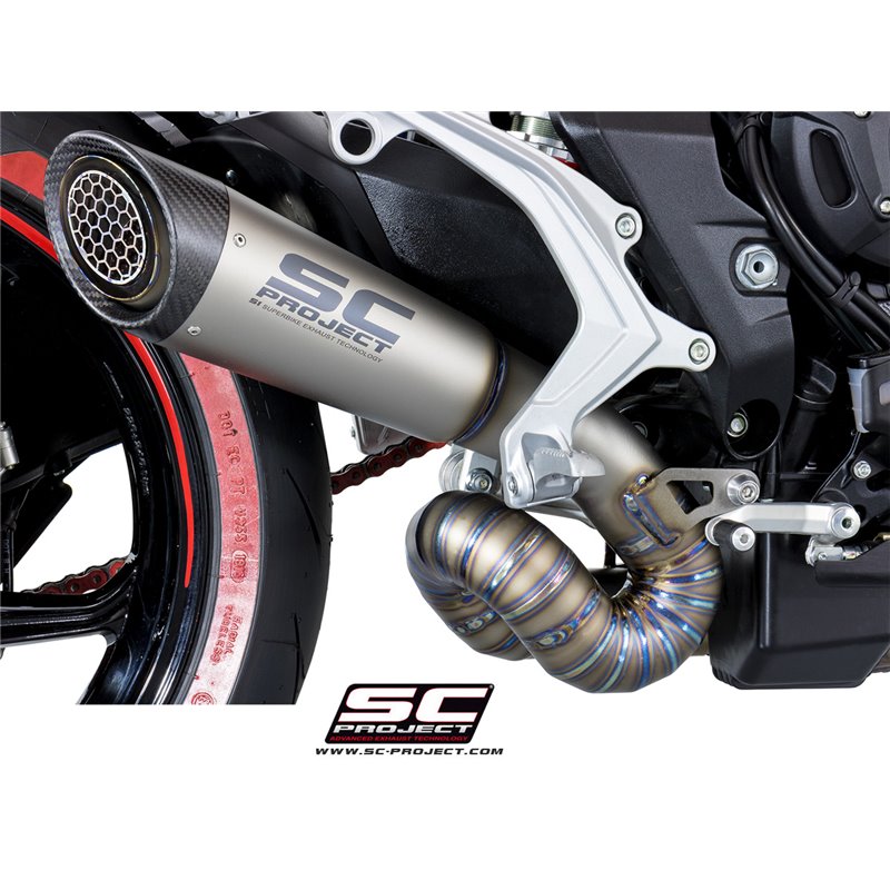 Uitlaat S1 titanium MV Agusta F3/Brutale 675/800