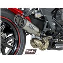 Uitlaat S1 titanium MV Agusta F3/Brutale 675/800