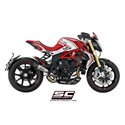 Uitlaat S1 titanium MV Agusta F3/Brutale 675/800