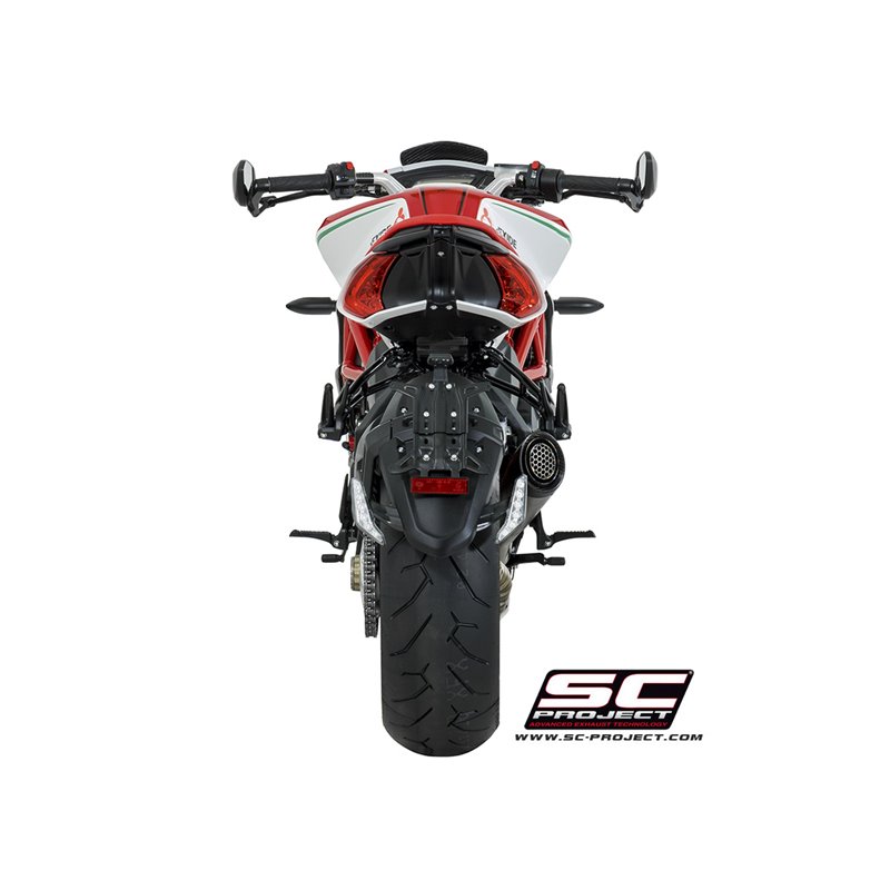 Uitlaat S1 titanium MV Agusta F3/Brutale 675/800