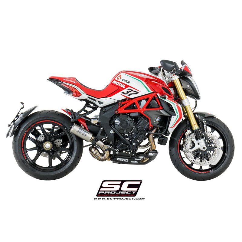 Exhaust CR-T titanium MV Agusta F3/Brutale 675/800