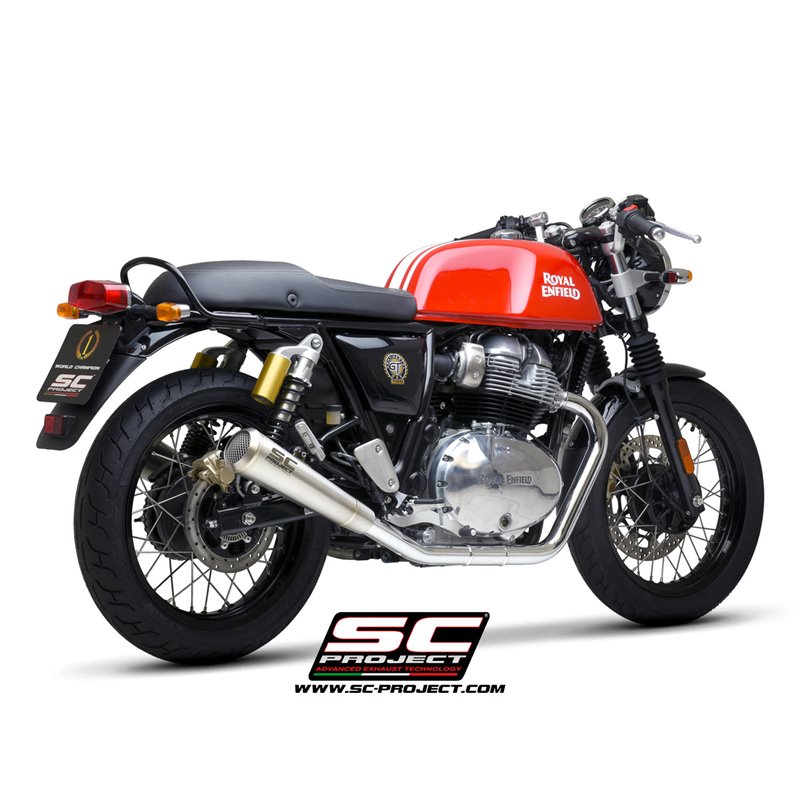 Exhausts Conico 70s RVS Royal Enfield GT650 Continental/Interceptor