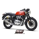 Uitlaten Conico 70s RVS Royal Enfield GT650 Continental/Interceptor