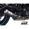 Exhaust CR-T mesh carbon Suzuki GSX-S 950/1000