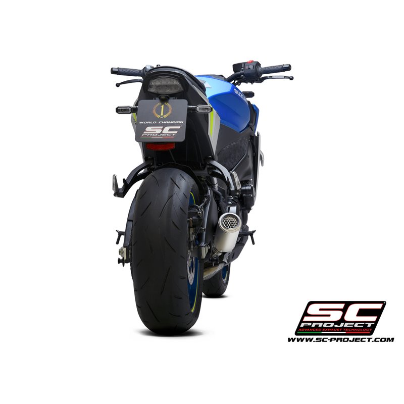 Uitlaat CR-T mesh titanium Suzuki GSX-S 950/1000