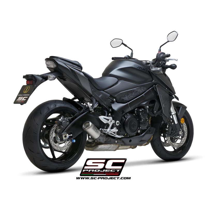 Uitlaat CR-T mesh titanium Suzuki GSX-S 950/1000