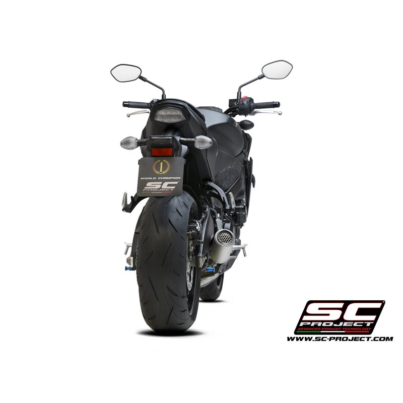 Uitlaat CR-T mesh titanium Suzuki GSX-S 950/1000