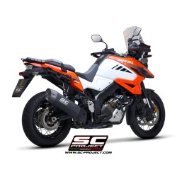 Uitlaat Adventure matzwart Suzuki DL1050XT V-Strom