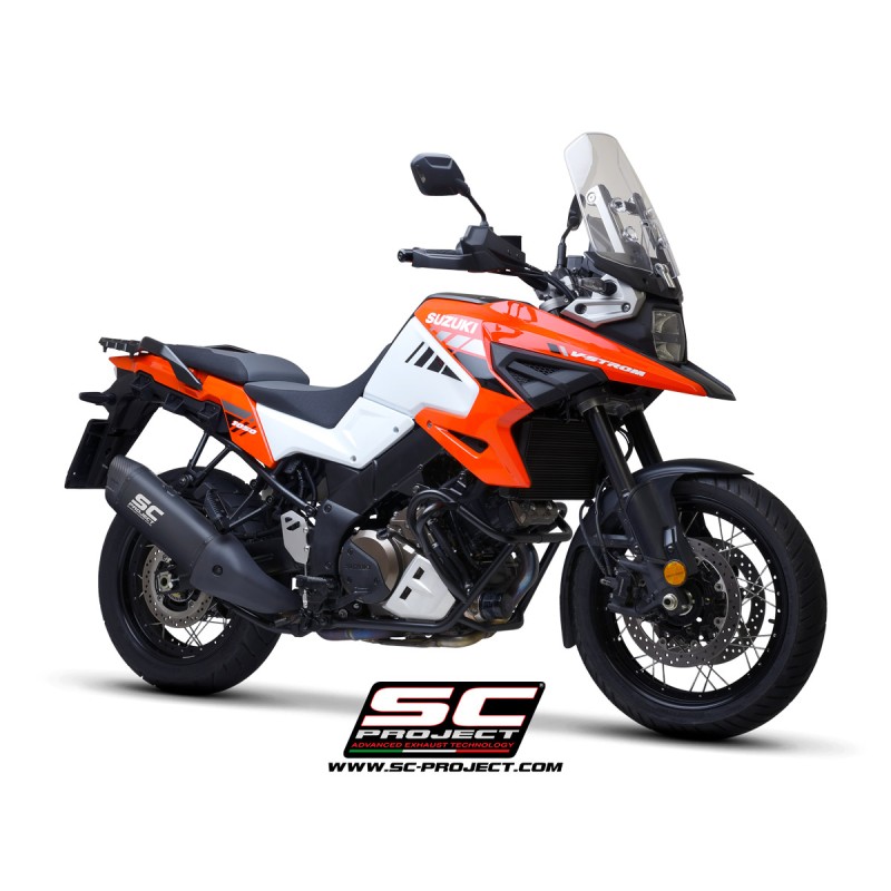 Uitlaat Adventure matzwart Suzuki DL1050XT V-Strom
