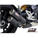 Uitlaat Twin CR-T carbon Triumph Speed Triple 1200RS (+RR)