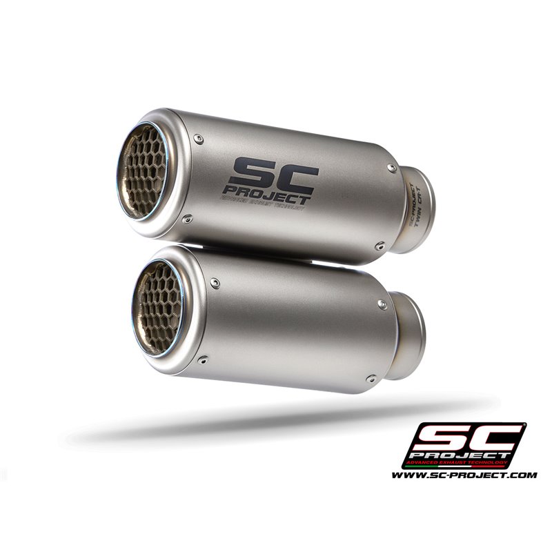 Exhaust Twin CR-T titanium Triumph Speed Triple 1200RS (+RR)