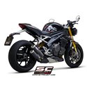 Uitlaat Twin CR-T titanium Triumph Speed Triple 1200RS (+RR)