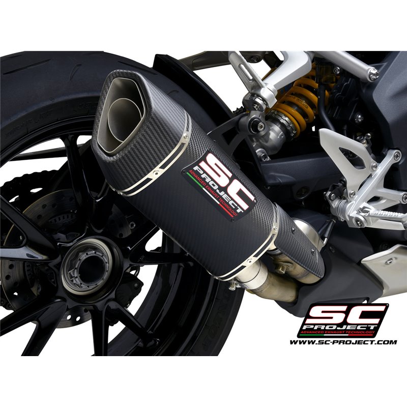 Uitlaat SC1-R GT carbon Triumph Speed Triple 1200RS (+RR)