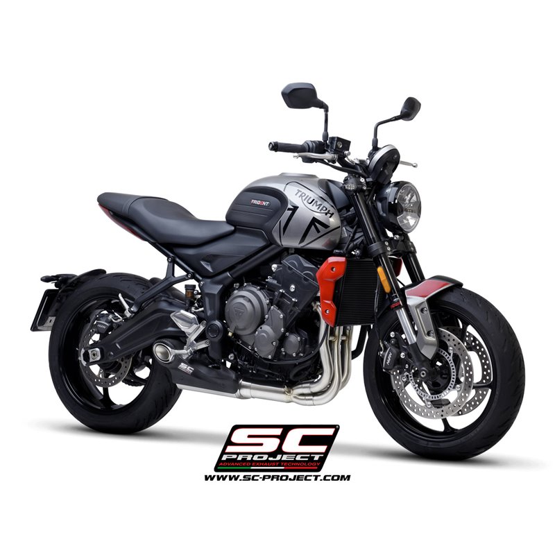 Uitlaatsysteem 3-1 STR-1 RVS Triumph Trident 660