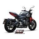 Full System 3-1 STR-1 matt black Triumph Trident 660