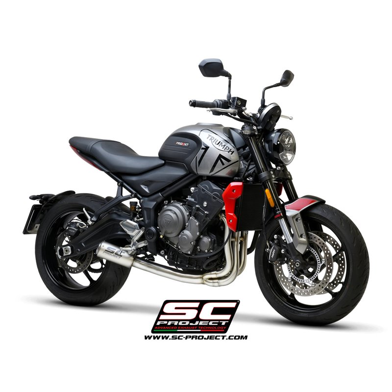 Full System 3-1 CR-T RVS/titanium Triumph Trident 660