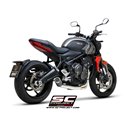 Uitlaatsysteem 3-1 CR-T RVS/carbon Triumph Trident 660