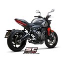 Full System 3-1 CR-T matt black/carbon Triumph Trident 660