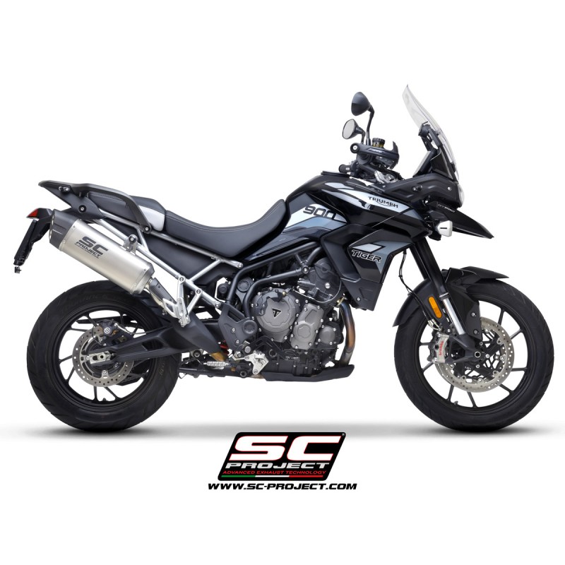 Uitlaat Adventure titanium Triumph Tiger 850/900