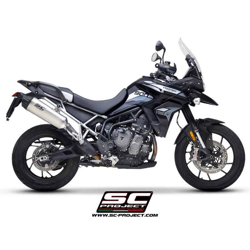 Exhaust X-Plorer II carbon Triumph Tiger 850/900