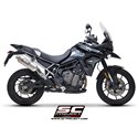 Uitlaat Rally Raid titanium Triumph Tiger 850/900