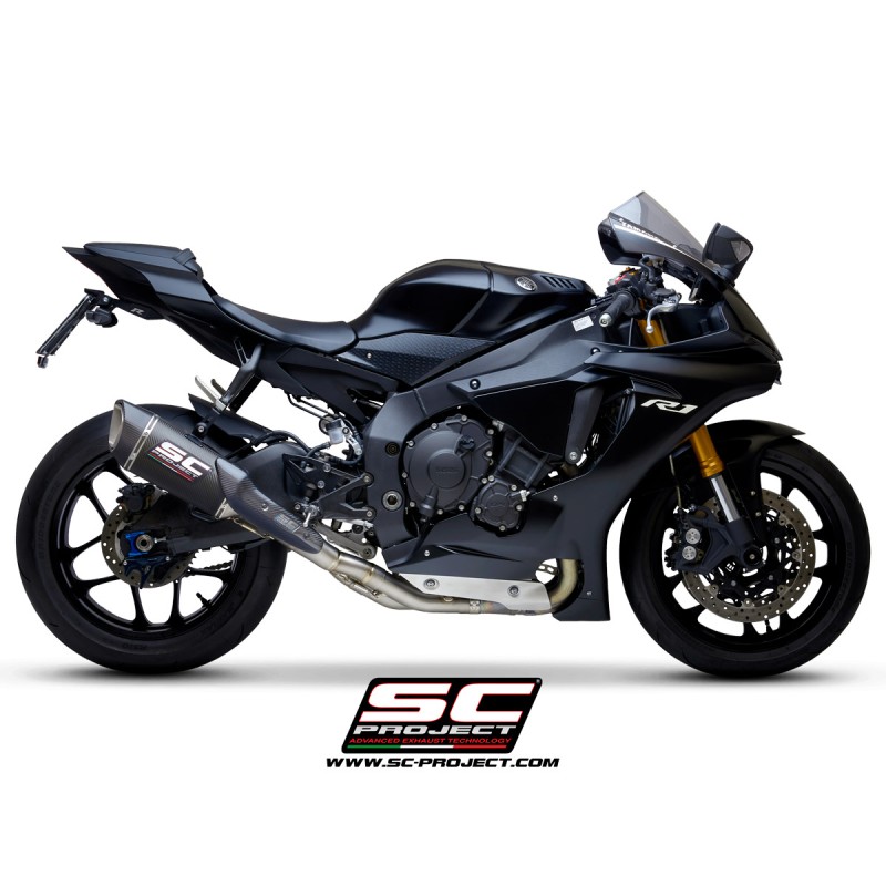 Uitlaat SC1-R carhon 250mm (decat) Yamaha YZF-R1 (+R1M)