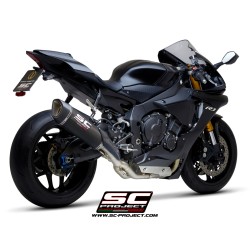 Exhaust SC1-R carhon 350mm (decat) Yamaha YZF-R1 (+R1M)