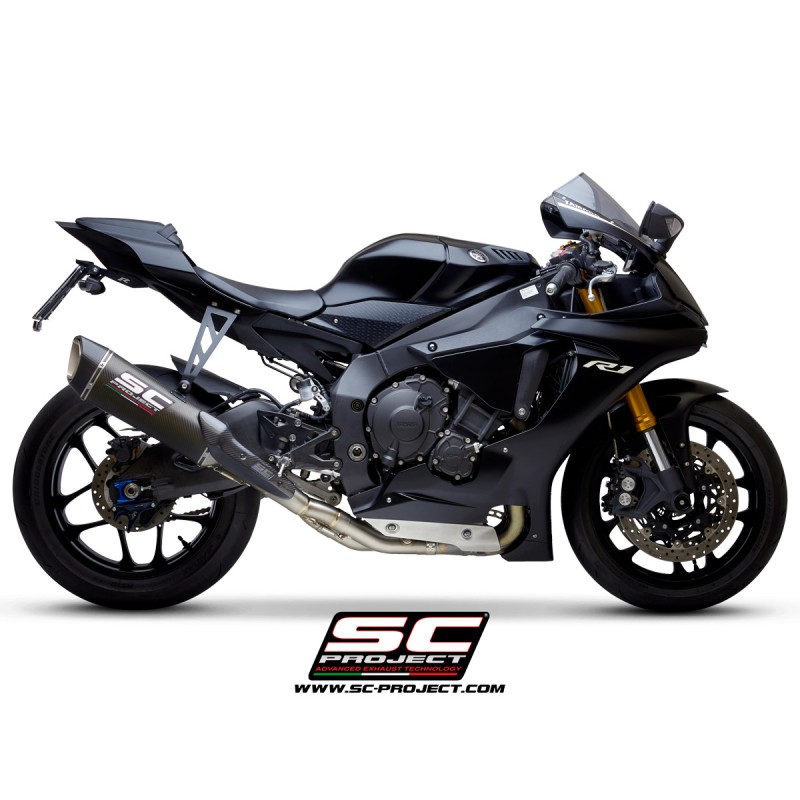Exhaust SC1-R carhon 350mm (decat) Yamaha YZF-R1 (+R1M)